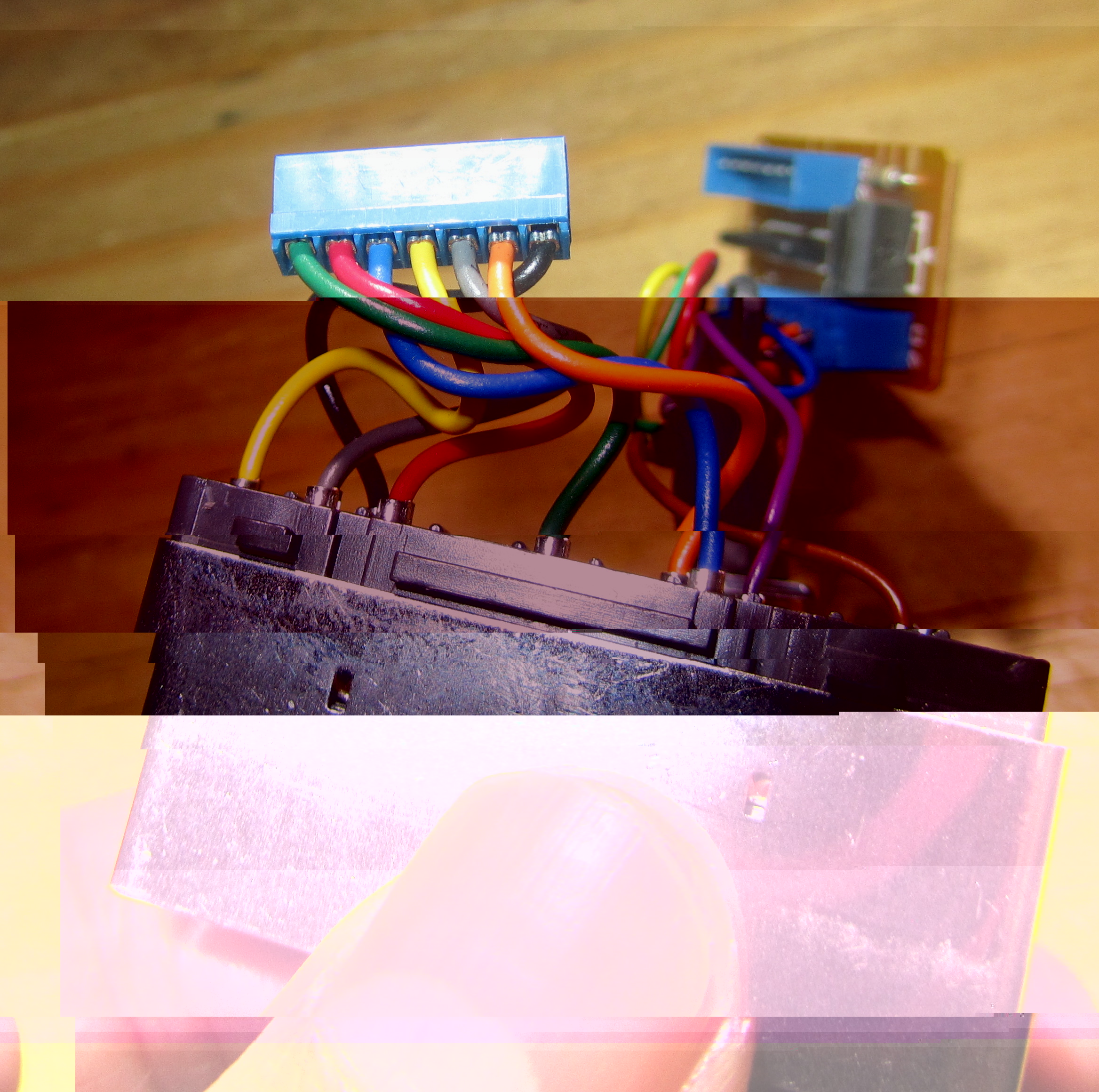 Scart Stecker mit Platine