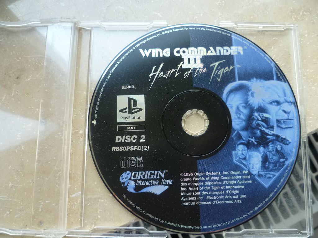 Wing Commander III - gar nicht mal so schlecht, leider fehlt Disk 1...